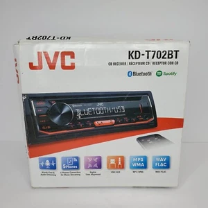 JVC KD-T702BT Ricevitore CD con Tecnologia Wireless Bluetooth e USB/AU... - Foto 1 di 16