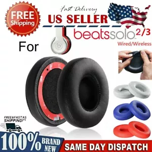 USA Ear Pad Soft For Beats B0518, B0534, A1796 Solo 2 Solo 3 Wireless / Wired - Picture 1 of 23