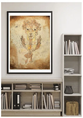 Angelus Novus, 1920 Paul Klee Vintage Retro Poster Print Décor Art Picture A4 - Image 1 of 2