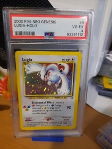 2000 Pokemon Neo Genesis Lugia holo 9/111 PSA 4 VG-EX vintage  (cert 83391112)