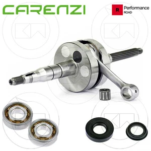 ALBERO MOTORE SPALLE PIENE + CUSCINETTI SKF GABBIA IN TEFLON MINARELLI VERTICALE - Picture 1 of 3