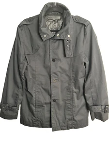 Jack Jones Women's Black Gardner Trench Jacket Size 175/96A - Picture 1 of 16