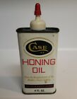 Vintage CASE XX HONING OIL Advertising Tin Can. 4 Oz - 90% Full Good Condition.