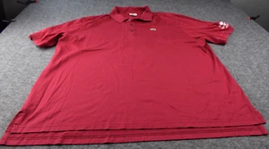 Lacoste Classic Solid Short Sleeve Polo Shirt (Men's Size 8 3XL) Dark Red Golf - Picture 1 of 8