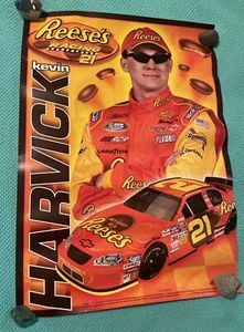 VINTAGE 2004 RCR KEVIN HARVICK REESE’S RACING POSTER & Fast Break 1:24 Car Lot - Picture 1 of 12
