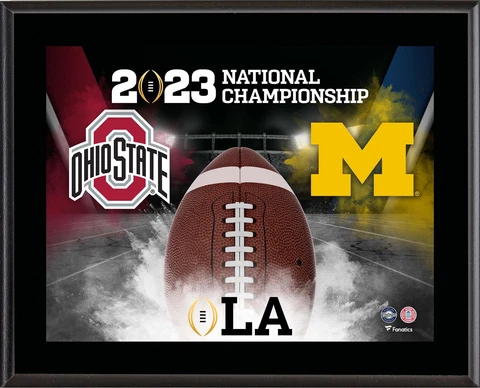 2022 CFP National Champship Game Michigan Wolverines vs Ohio Cover