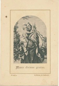 Andachtsbildchen zum Andenken an das erste hl. Meßopfer des Priesters L. Schadt - Bild 1 von 2