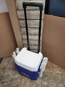 Fishing Rod Holder Cooler Cart Good for Pier Dock Land Fish Pole and Reel - Picture 1 of 3