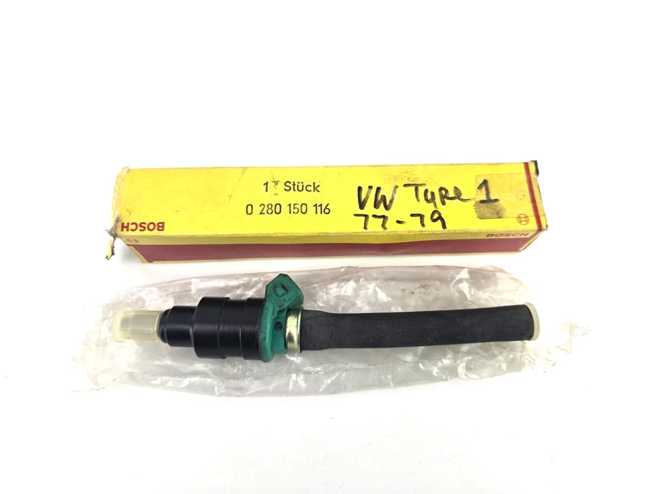 NOS 博世燃油喷射器 0280150116 大众甲壳虫 1975 - 1979 FJ7 158-0101 — 第 1/2 张图片
