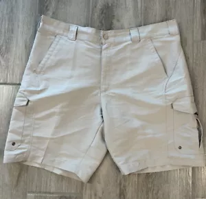Bimini Bay Outfitters Ltd. Men's Size 42 Shorts fishing cargo pockets khaki - Picture 1 of 6