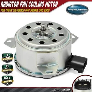 Radiator Fan Cooling Motor for Chevy Silverado 1500 GMC Sierra 1500 HD Cadillac - Picture 1 of 9
