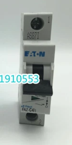 1pcs EATON Miniature Circuit Breaker MCB FAZ-C4/1 1P 4A - Picture 1 of 1
