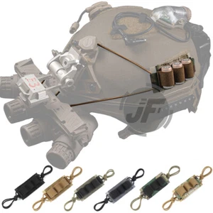 Soporte de baterías para casco táctico visión nocturna NVG cordón bolsa de batería portador - Imagen 1 de 17