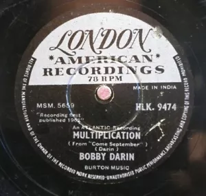 Bobby Darin 78 RPM / Irresistible & Multiplication (23-1223) - Bild 1 von 2