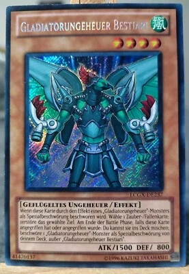 GLADIATORUNGEHEUER BESTIARI - LCGX-DE237 Secret Rare / Near Mint  - Bild 1 von 2