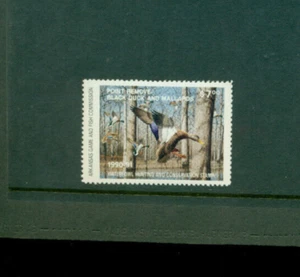 Estampilla de pato del estado de Arkansas 1990 $7.00 al valor nominal - Imagen 1 de 1