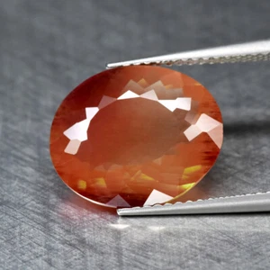 4.81Ct Dazzling Quality 100% Natural Red with Green Shadow Andesine _ Brazil - Picture 1 of 1