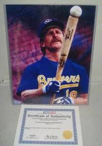 Robin Yount signed Milwaukee Brewers 11 x 14 Photo - TriStar- HOFer - 2x AL MVP - Picture 1 of 1