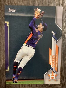 2020 Topps Short Print SP Jumbo 5x7 Carlos Correa Astros 349 02/49
