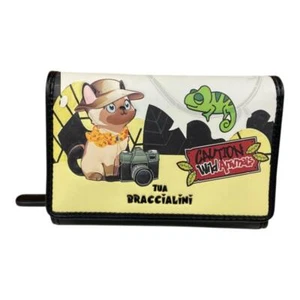 BRACCIALINI CARTOLINE PORTAFOGLI MEDIO CLASSICO 7 CARD+SPICCI Cani Gatti B18155 - Imagen 1 de 4