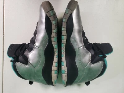 Nike Air Jordan X Youth Size 6.5Y Silver Retro Lady Liberty Sneaker 705179-045 - Image 1 of 4