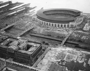 1935 Cleveland Indians MUNICIPAL STADIUM Glossy 8x10 Photo Browns Stadium Print - Picture 1 of 1