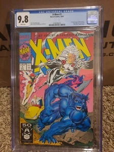 X-Men 1 cgc 9.8 Marvel 1991 Jim Lee Beast Storm cover 1st appearance Acolyte - Picture 1 of 6