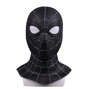 Infinity War Spiderman Mask Cosplay Black Spiderman Superhero Mask Prop - Picture 1 of 10