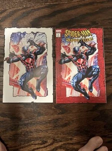 SPIDER-MAN 2099 EXODUS ALPHA #1 MICO SUAYAN VIRGIN & TRADE HOMAGE COVERS - Picture 1 of 3