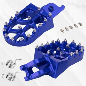 For Honda CR125 CRF150R CRF250R CRF450R Dirt Bike Foot Pegs Footrest Pedals CNC - Picture 1 of 9
