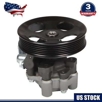 Power Steering Pump w/ Pulley For 2003-2009 Toyota 4Runner Lexus GX470 V8 4.7L - Image 1 of 4