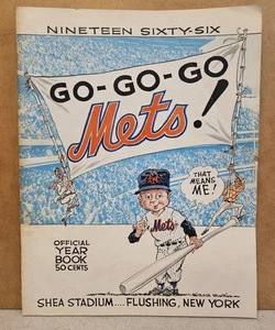 Anuario oficial vintage 1966 de los New York Mets Shea Stadium - Imagen 1 de 6