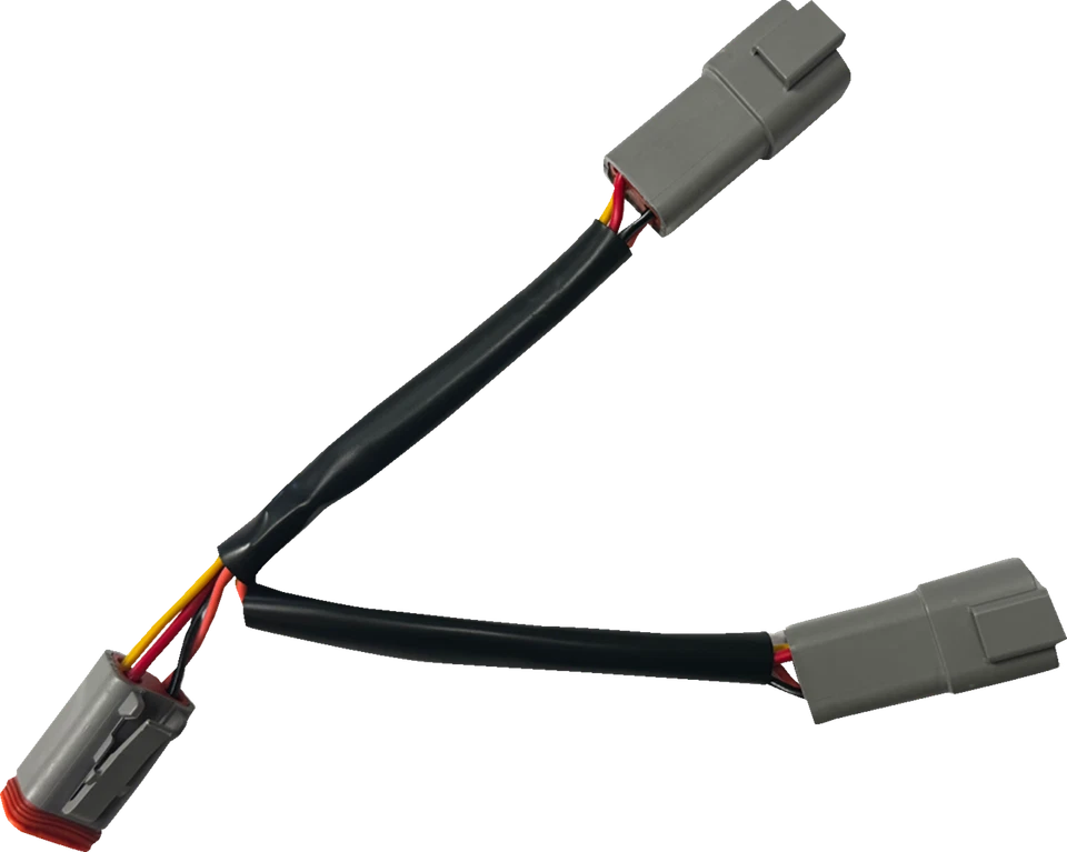 CUSTOM DYNAMICS Dual Accessory Adapter CD-4PIN-Y for Harley-Davidson - Image 1 of 1