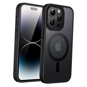 Magnetic Case for iPhone 14 Pro Max 6.7-Inch Compatible with MagSafe, Black - Picture 1 of 7