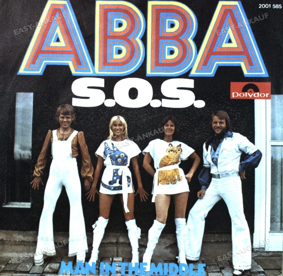 ABBA - SOS / Man In The Middle 7" (VG+) ' - Image 1 of 1