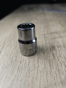 7/16" Craftsman 3/8" Drive Socket SAE Chrome Shallow 12pt New W/O Box CMMT44332 - Bild 1 von 2