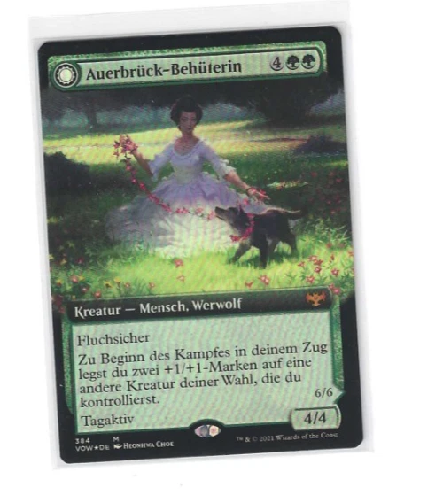 VOW Magic Foil Mythic 384 Auerbrück-Behüterin / Innistrad: Blutroter Bund - Bild 1 von 1