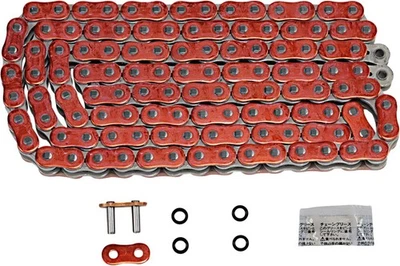 EK Chain 525 ZVX3 Series ZX-Ring Chain - 120 Links - Orange - 525ZVX3-120AO - Image 1 of 2