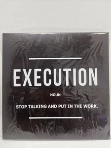 Execution | Motivational Poster, Great wall art for home decor 30”x30”NEW. - Bild 1 von 6