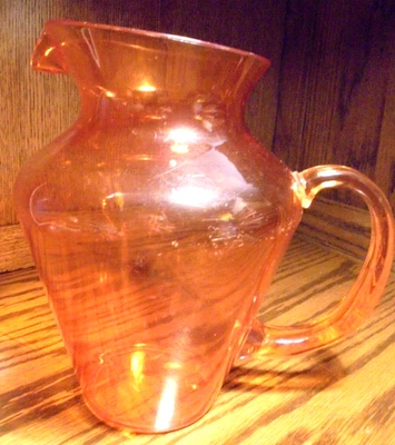 Jarra de agua y hielo de plástico naranja cocina bebidas verano barbacoa utensilios 81 Foto 1 de 4