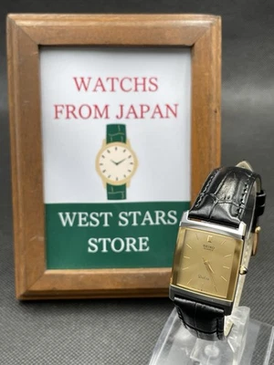 [COMO NUEVO] Reloj Hombre Vintage SEIKO Dolce 7321-5730 Cuarzo Dorado Tungsteno De JAPÓN Foto 1 de 4