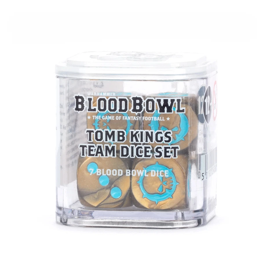 GAMES WORKSHOP BLOOD BOWL: TOMB KINGS TEAM DICE SET (202-59)