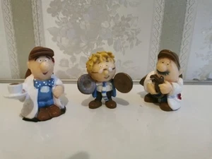 Vintage Tetley Tea Folk x3 Figures Collection Lyon’s Collectables 1994 - Picture 1 of 9