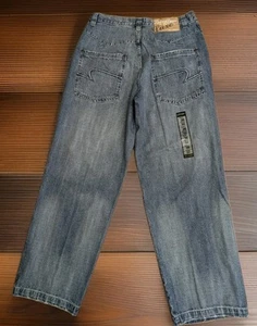 Lot29 Jeans Luxe 36 (34x32) Baggy Loose Retro Wide Leg 90s Hip Hop Y2K Skater - Picture 1 of 20