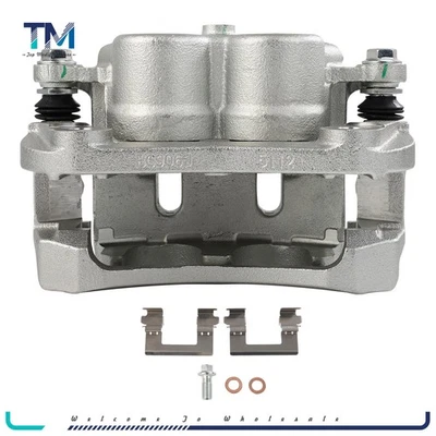 Pinza de freno delantera izquierda para Nissan Titan 2008 - 2015 2017 - 2022 con soporte Foto 1 de 4