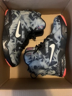 Nike Air Command Force Bleached Denim Sneakers Size 12 - Image 1 of 4