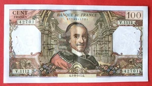 billet 100 francs Corneille 1-9-1977 n°167 - Picture 1 of 2