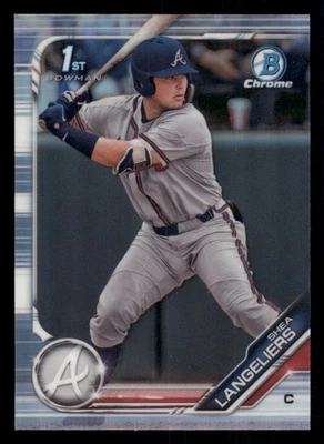 2019 Bowman Chrome Draft Refractors #BDC67 Shea Langeliers - Image 1 of 2