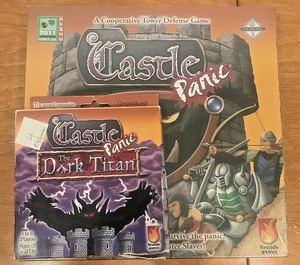 Castle Panic 1st Edition Board Game & The Dark Titan Expansion Fireside Games CO - Picture 1 of 5
