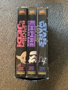 STAR WARS Trilogy, VHS, Boxed Set THX Darth Vader Luke Skywalker - Picture 1 of 6